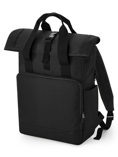 BAG BASE - Recycled Twin Handle Roll-Top Laptop Backpack