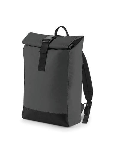 BAG BASE - Reflective Roll-Top Backpack