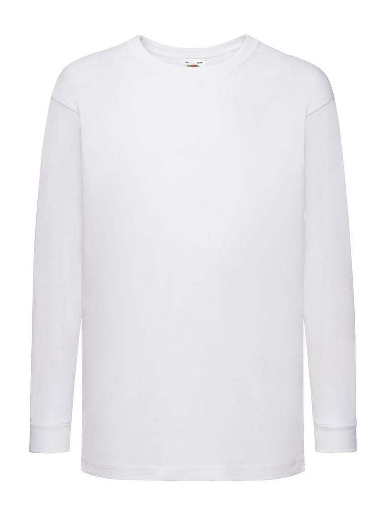 FRUIT OF THE LOOM - Kids Valueweight Long Sleeve T