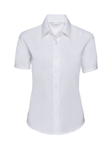 RUSSELL EUROPE - Ladies' Short Sleeve Easy Care Oxford Shirt