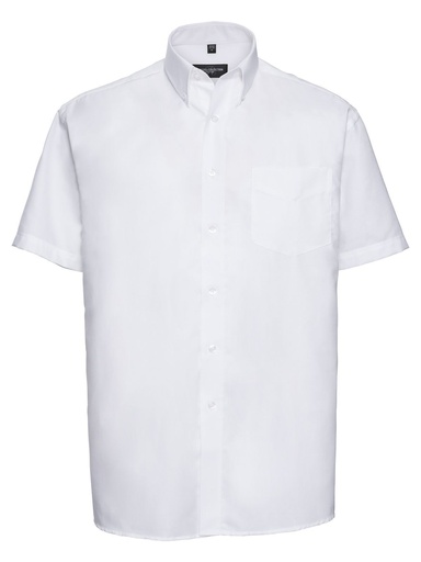 RUSSELL EUROPE - Men's Short Sleeve Easy Care Oxford Shirt