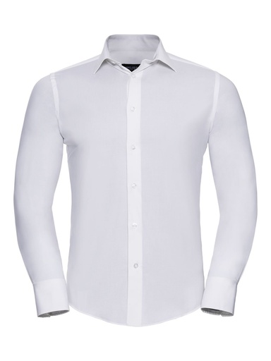 RUSSELL EUROPE - Men's Long Sleeve Easy Care Fitted Shirt
