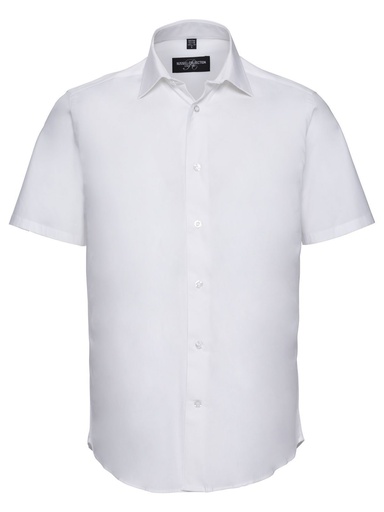 RUSSELL EUROPE - Men's Short Sleeve Easy Care Fitted Shirt