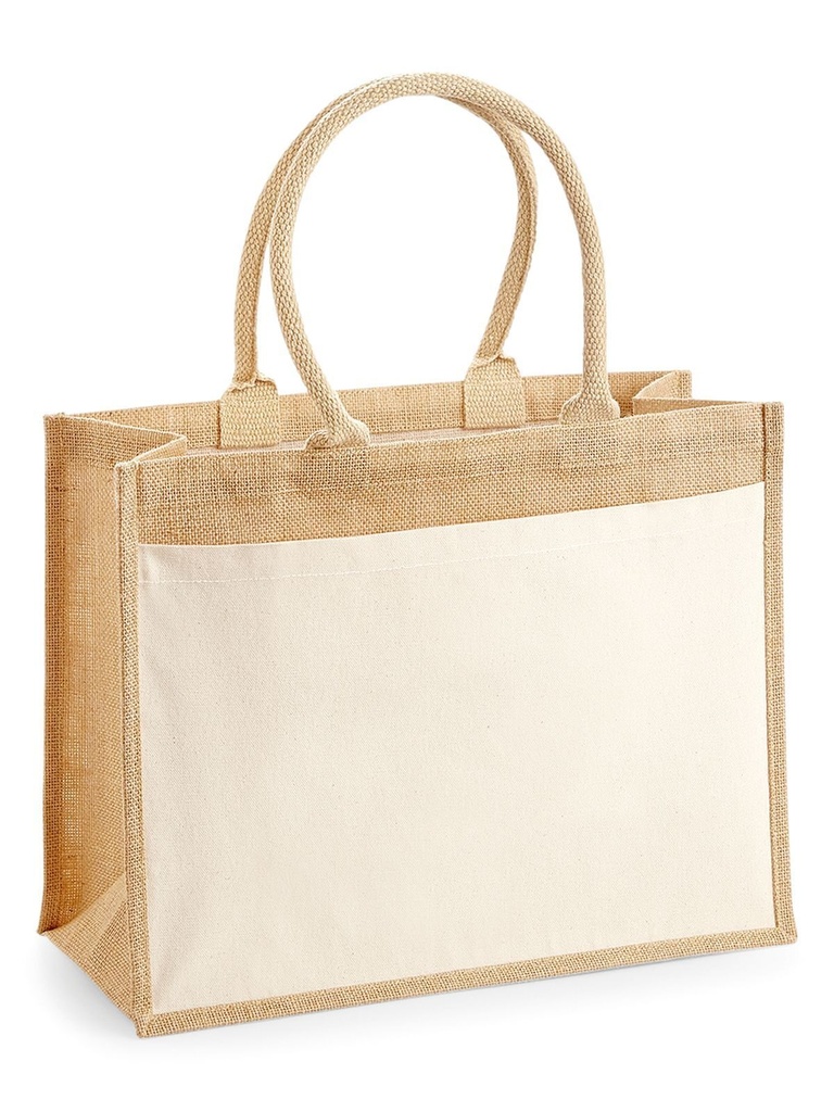 WESTFORD MILL - Cotton Pocket Jute Shopper