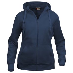 basic hoody full zip women