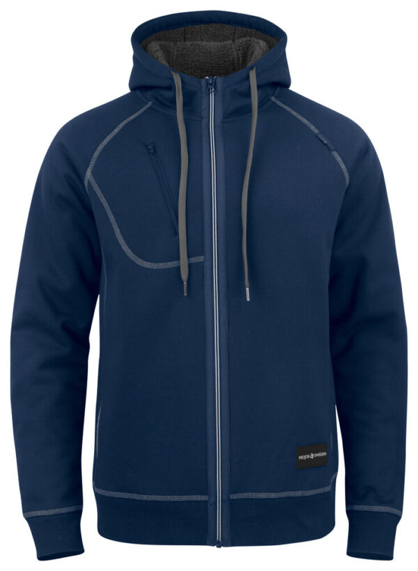 2130 felpa full zip cappuccio