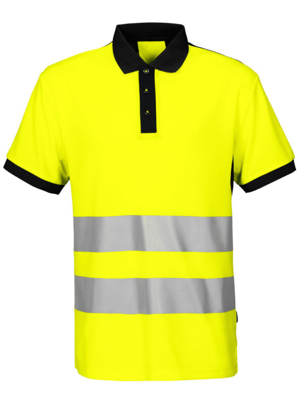 6008 hi vis polo piquet en iso 20471 – classe 2