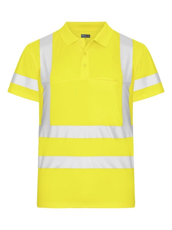 6040 hi vis polo piquet en iso 20471 – classe 2/3