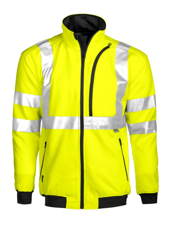 6103 hi vis felpa cardigan en iso 20471 – classe 3