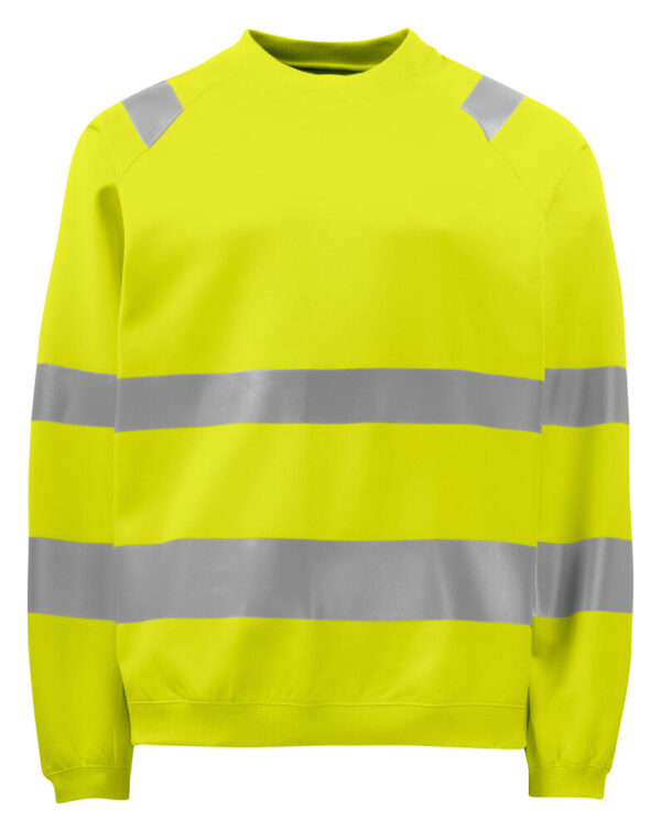 6106 hi vis felpa roundneck en iso 20471 – classe 3
