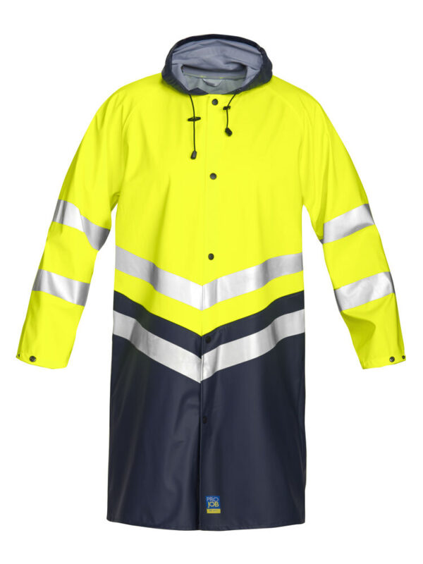6403 hi vis cappotto antipioggia en iso 20471 – classe 3 – en 343 classe 3/1