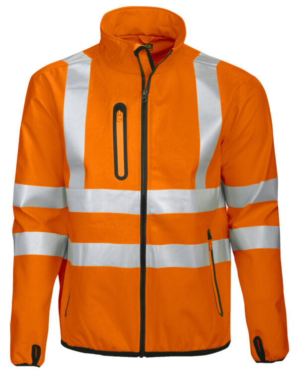 6412 hi vis giacca softshell en iso 20471 – classe 3