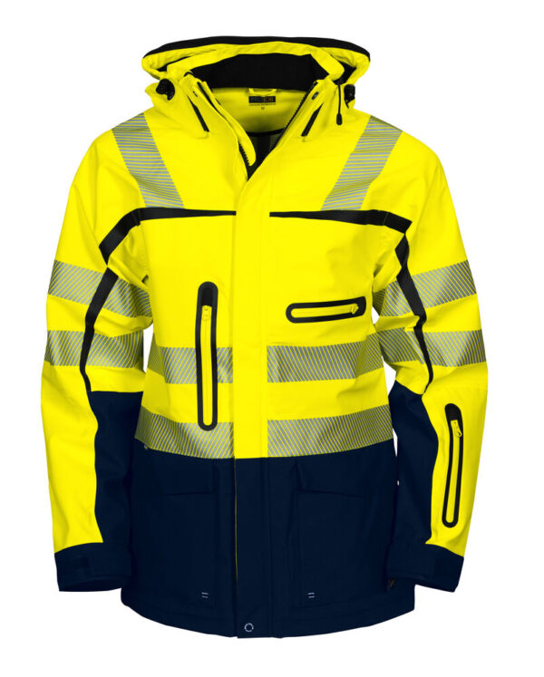 6417 hi vis parka en iso 20471 – classe 3/2