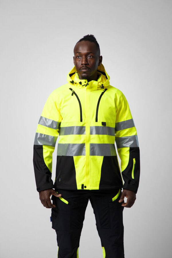 6419 hi vis giacca softshell en iso 20471 – classe 3/2