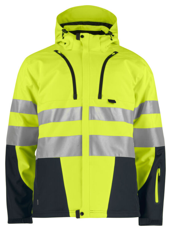 6424 hi vis giacca softshell imbottita donna en iso 20471 – classe 3/2
