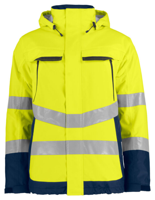 6441 hi vis parka imbottito en iso 20471 – classe 3 – en343 classe 3/1