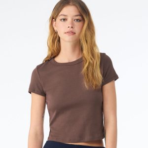 women’s micro rib baby tee