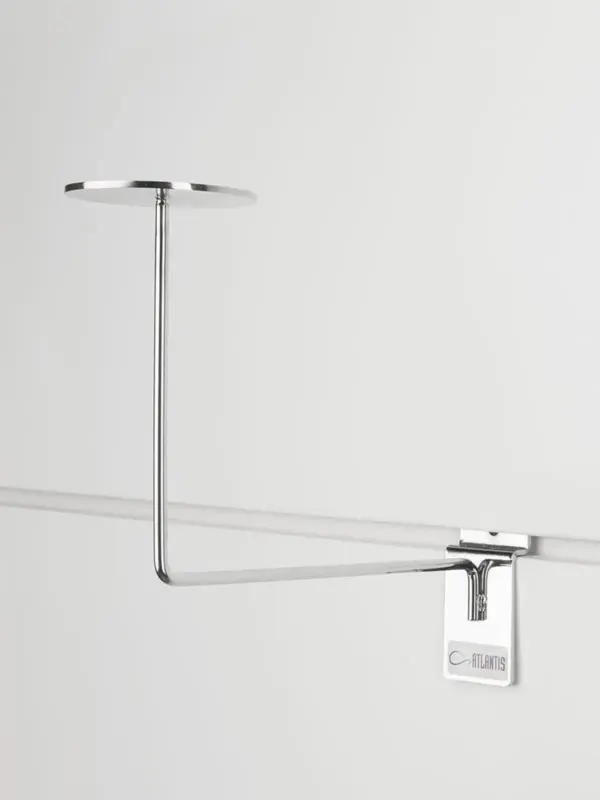 chromed metallic arm for atlantis plastic display