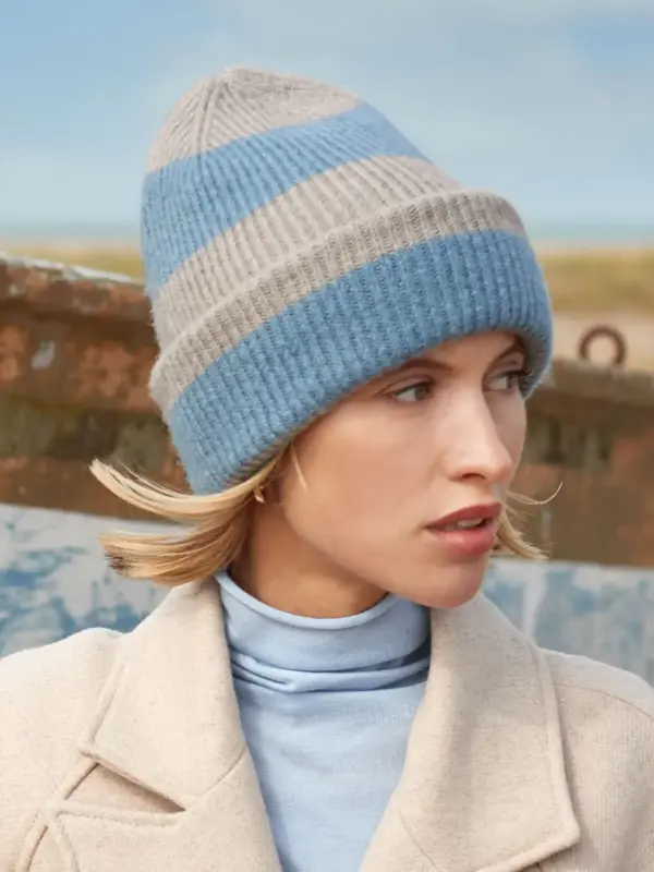 colour block beanie