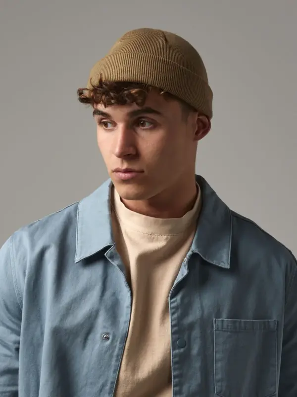 recycled mini fisherman beanieÂ