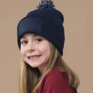 berretto con toppa snowstar per bambini