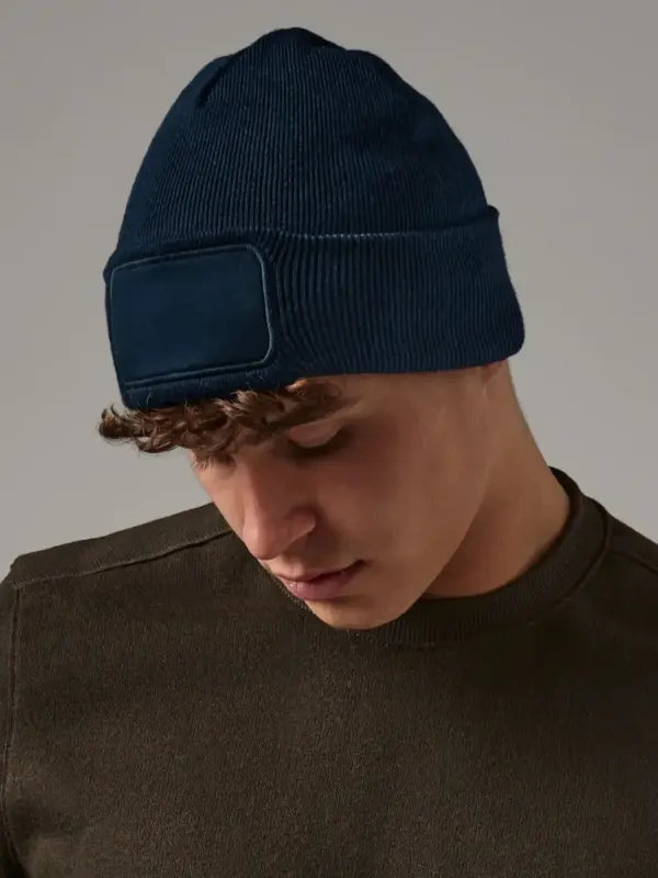 recycled original patch beanie