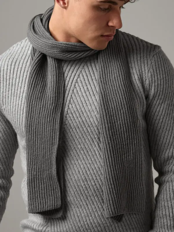 metro knitted scarf