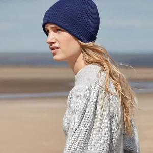 organic cotton fine knit beanie