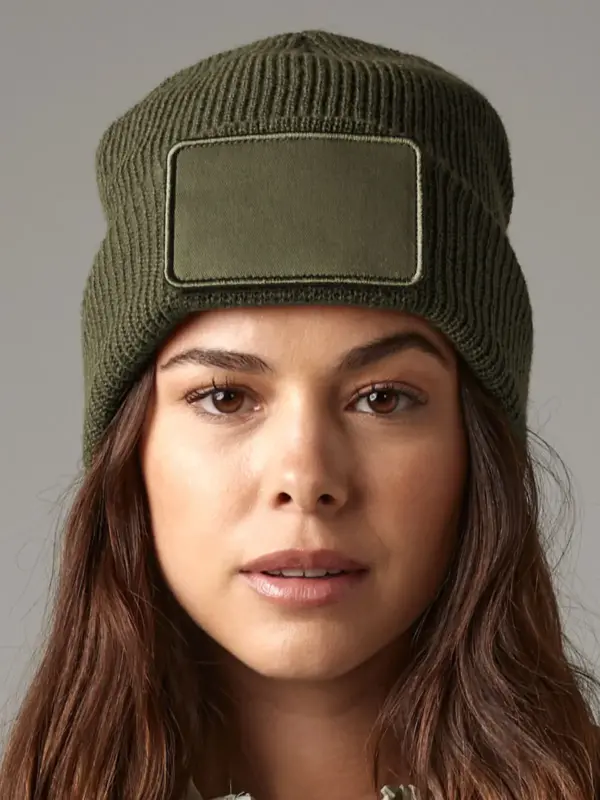 removable patch thinsulate beanie