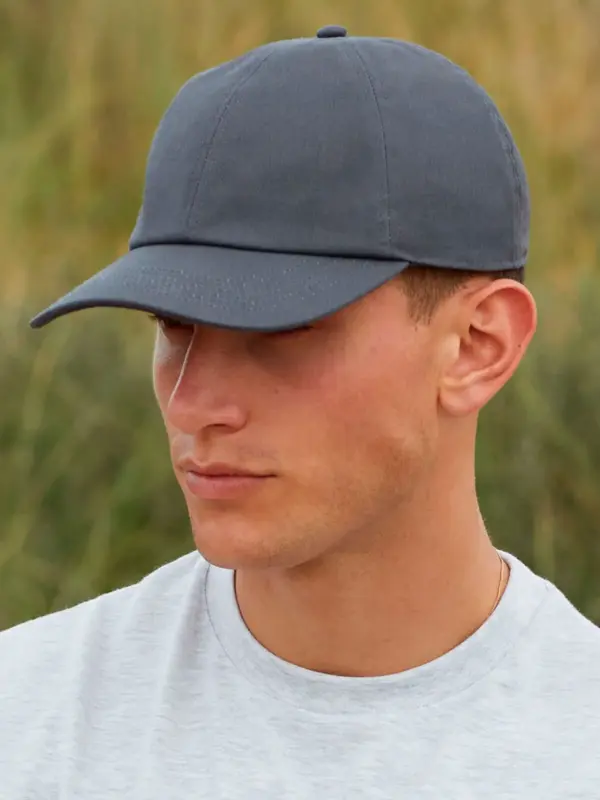 organic cotton 6 panel cap