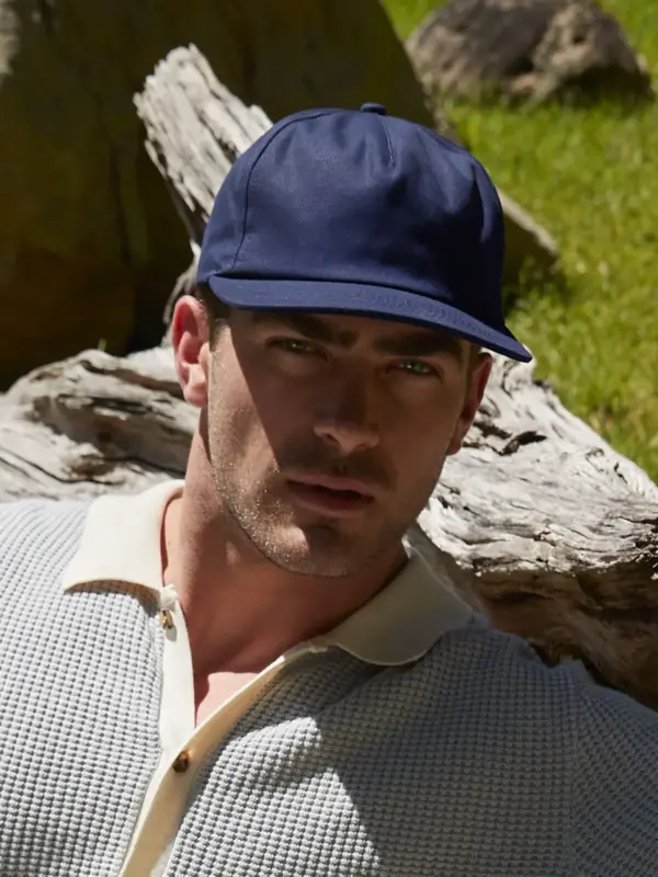 organic cotton unstructured 5 panel cap