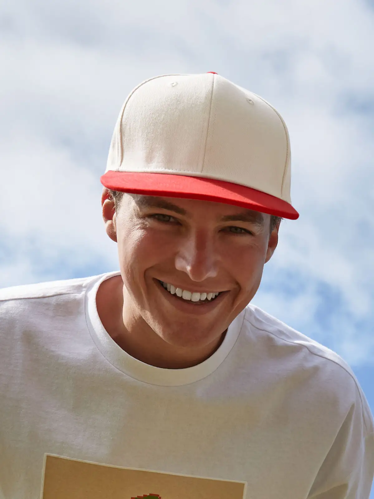 contrast flat peak 6 panel cap contrast flat peak 6 panel cap