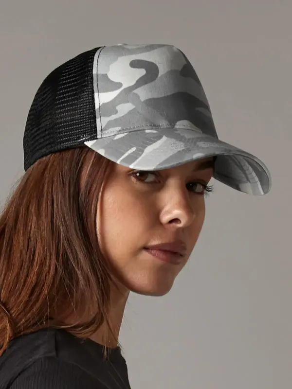 camo snapback trucker