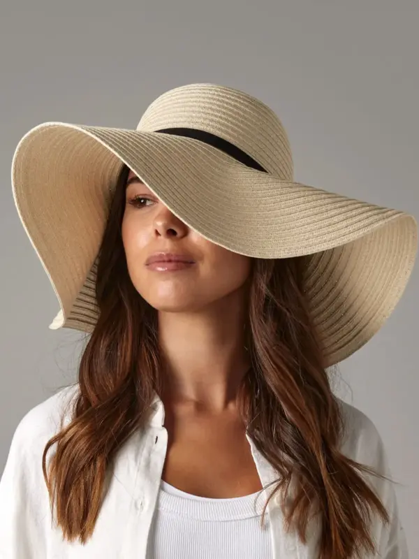marbella wide brimmed sun hat