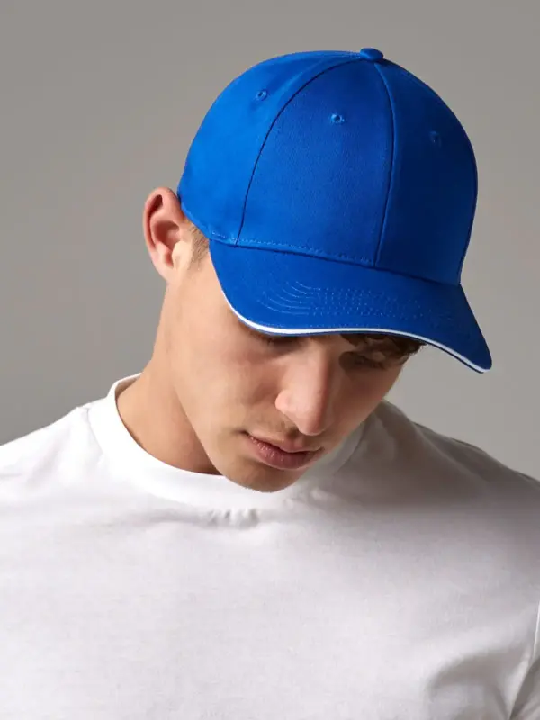 earthaware® classic organic cotton 6 panel cap – sandwich