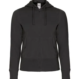 hooded full zip/women