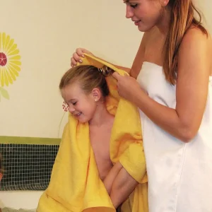 kids hooded towel