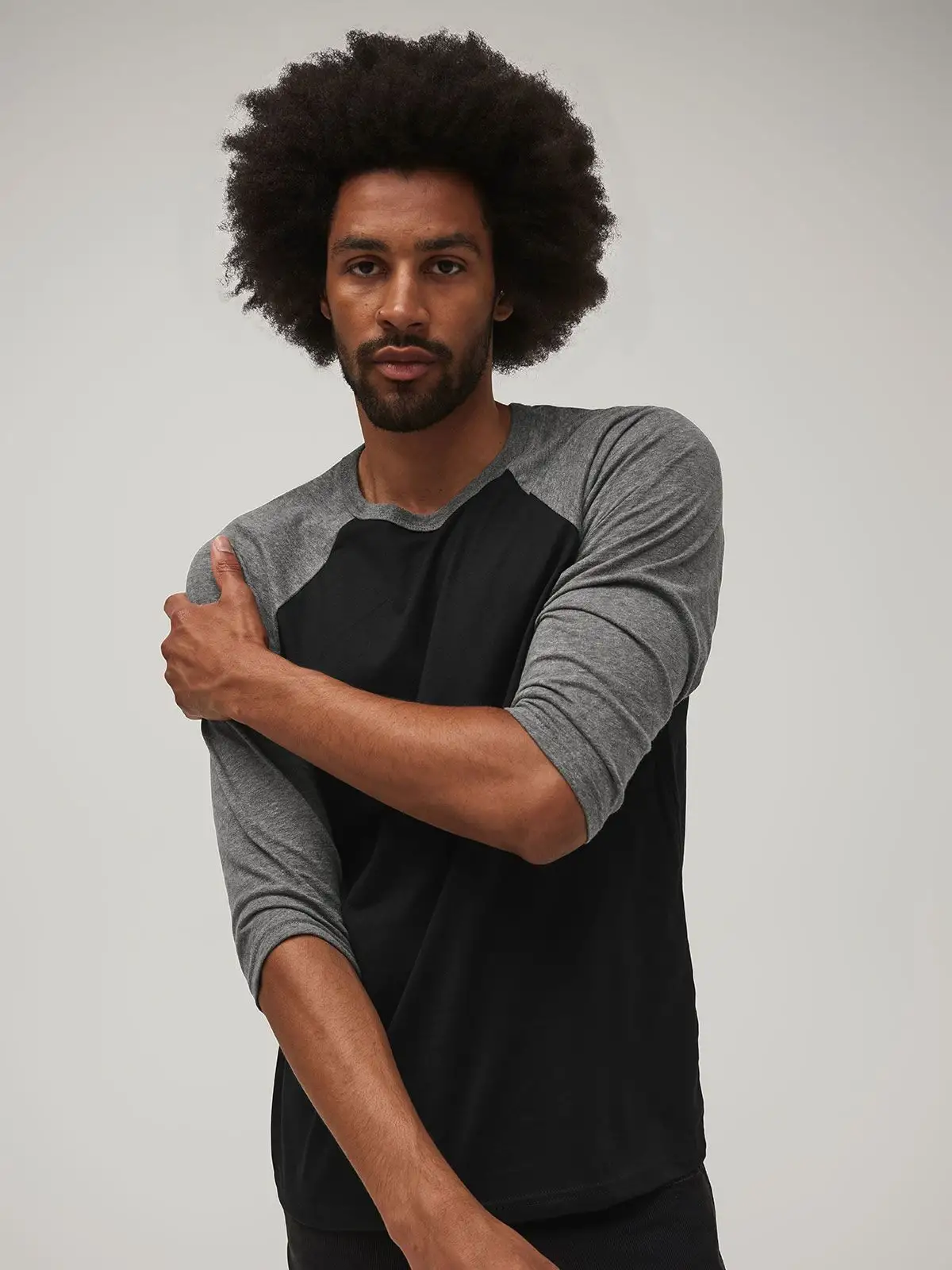 unisex 3/4 sleeve baseball tee unisex 3/4 sleeve baseball tee