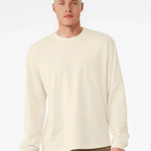 unisex heavy boxy long sleeve tee