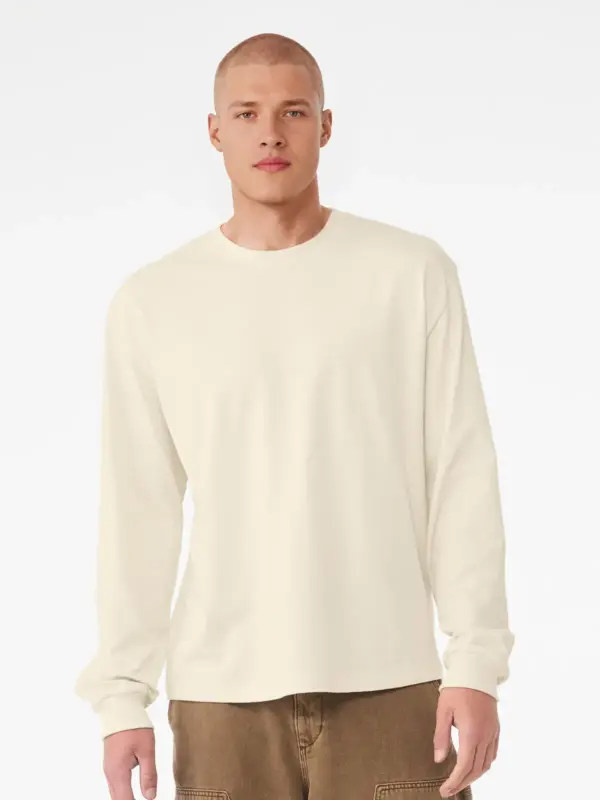 unisex heavy boxy long sleeve tee