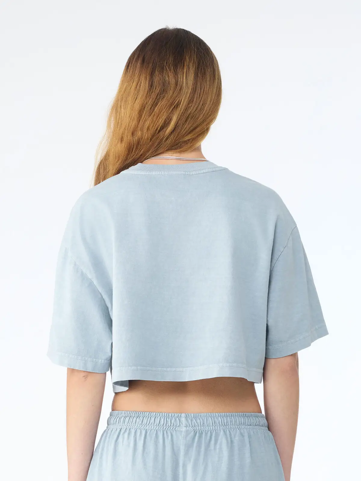 women’s heavyweight washed cropped tee women’s heavyweight washed cropped tee