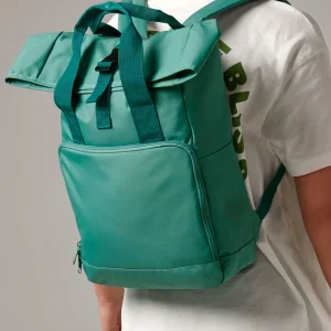 twin handle roll top backpack