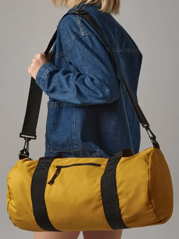 recycled barrel bag