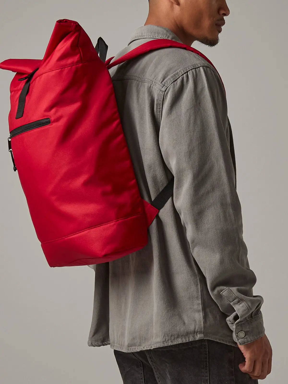 recycled roll top backpack recycled roll top backpack