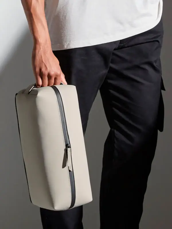 matte pu shoe/accessory bag