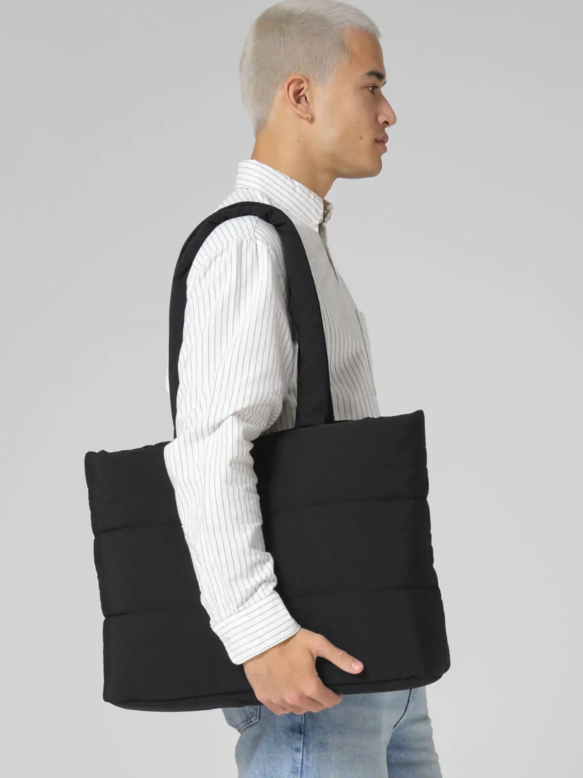 quilted tote bag quilted tote bag