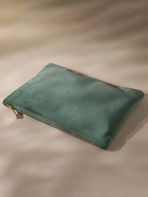 velvet accessory pouch