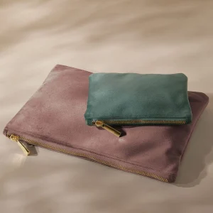 velvet accessory pouch