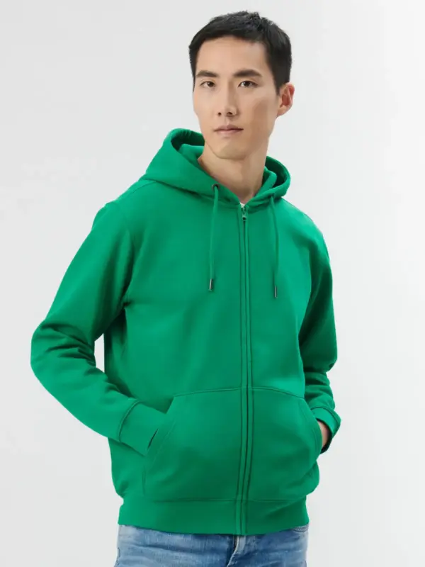 felpa zip e cappuccio – vega