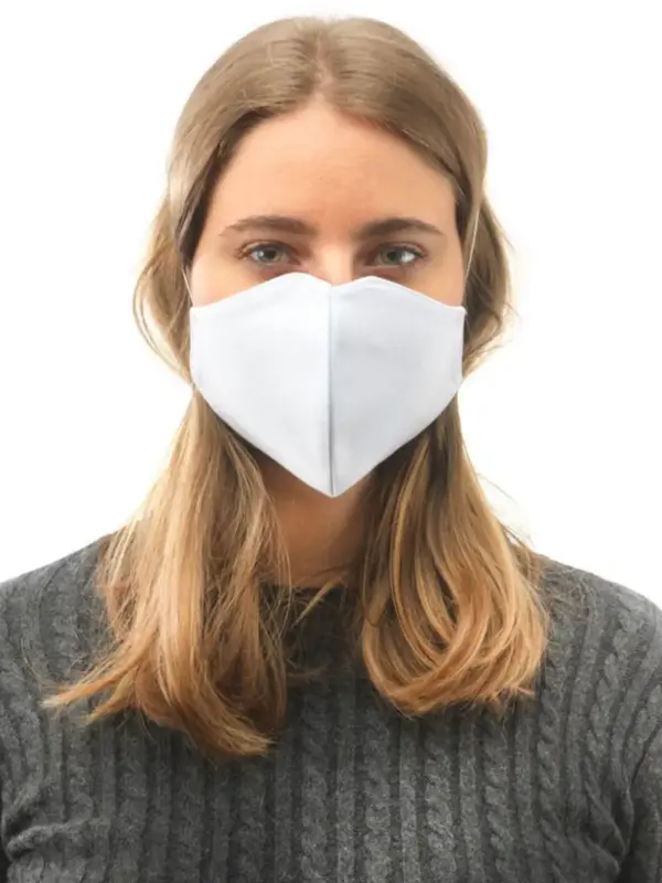 mascherina individuale con elastici alla nuca
